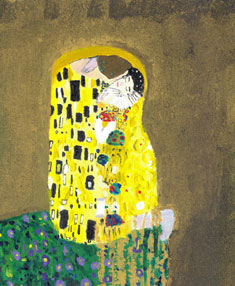 The Kiss (with apologies to Klimt)