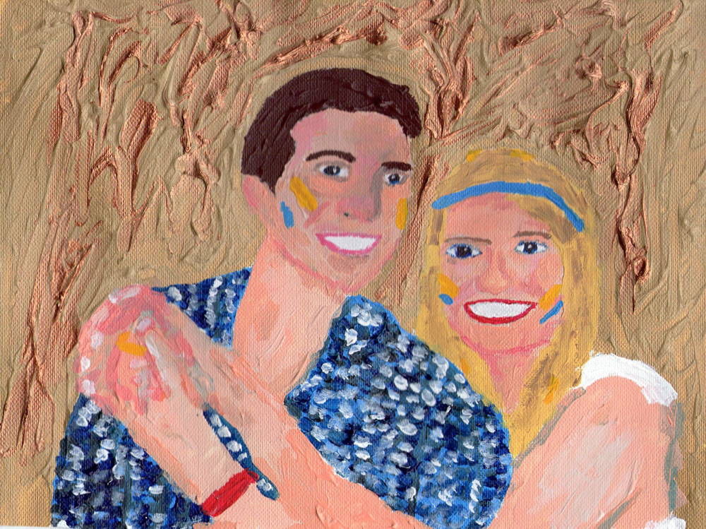 Roberts and girlfriend